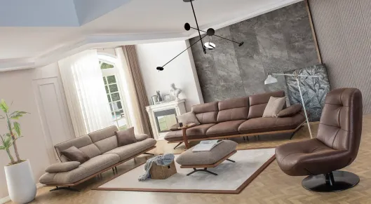 Product img 2, Newyork Metal Ayaklı Koltuk Takımı